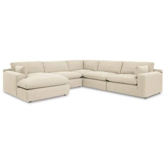 Elyza 5-Piece Modular Sectional with Chaise - Linen