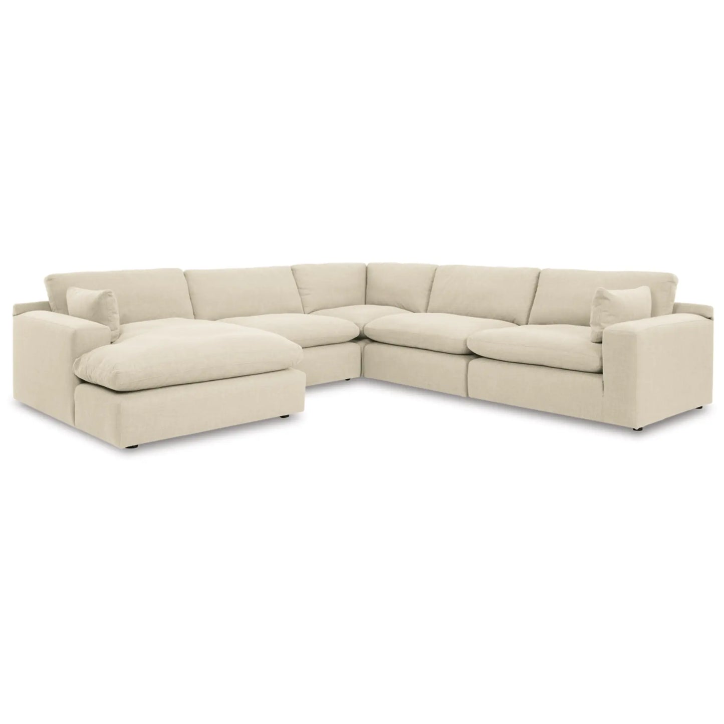 Elyza 5-Piece Modular Sectional with Chaise - Linen