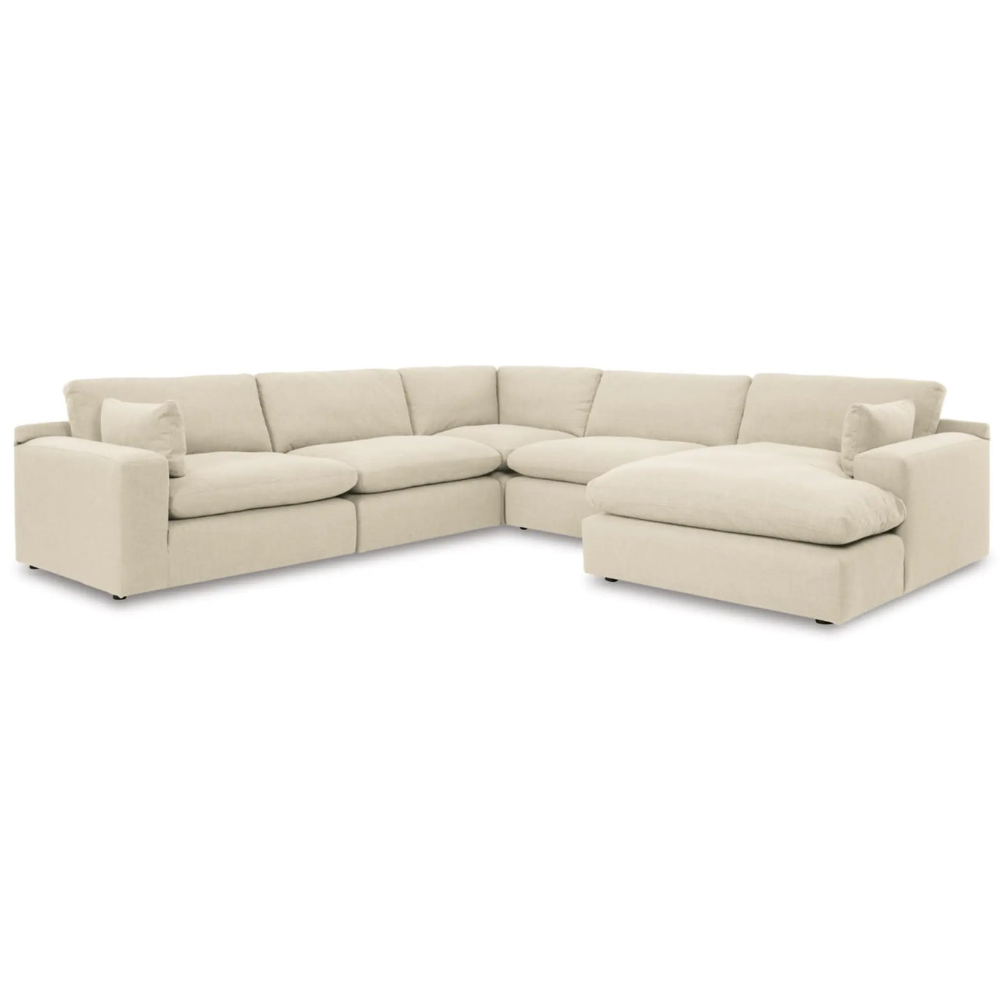 Elyza 5-Piece Modular Sectional with Chaise - Linen
