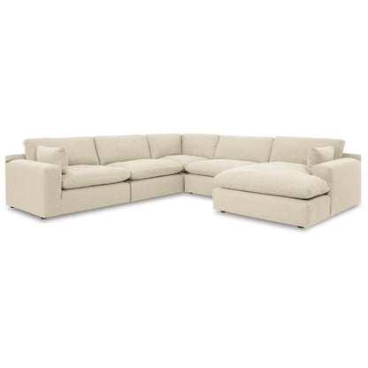Elyza 5-Piece Modular Sectional with Chaise - Linen