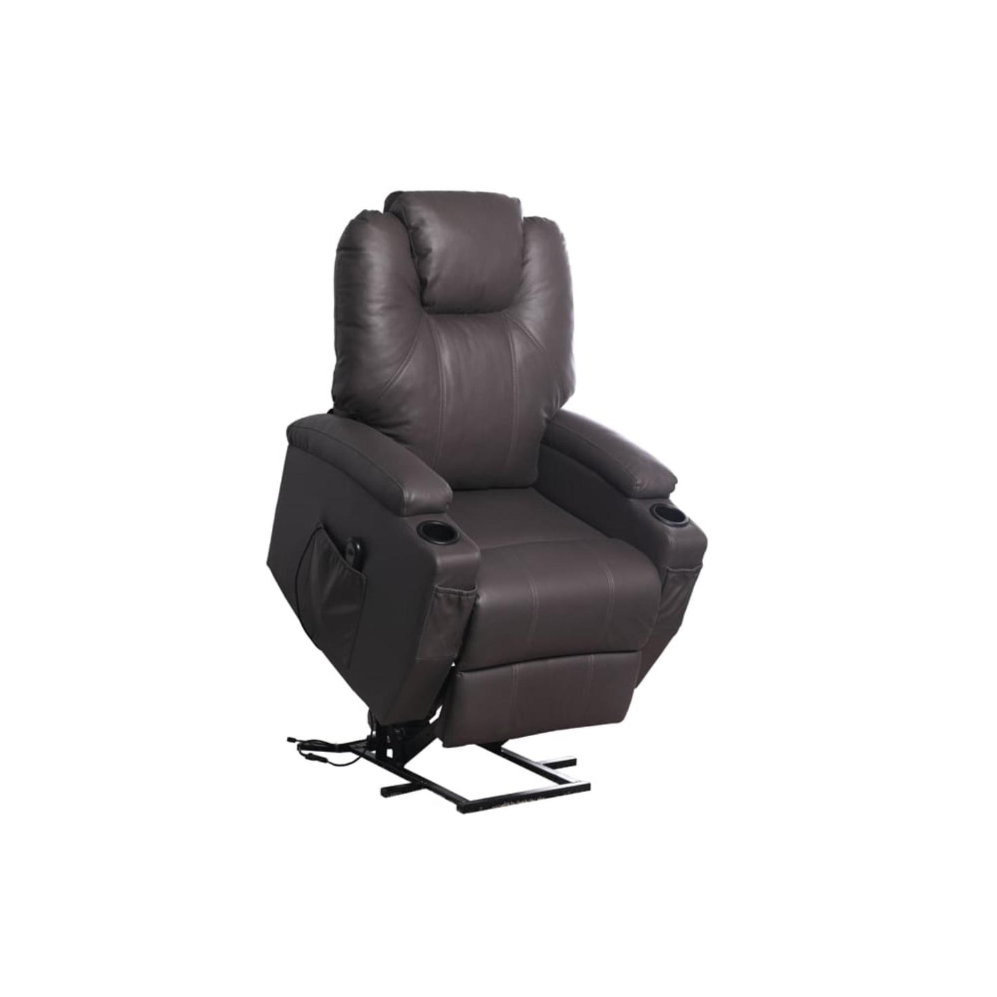 Brown Air Leather Lift Chair T1014