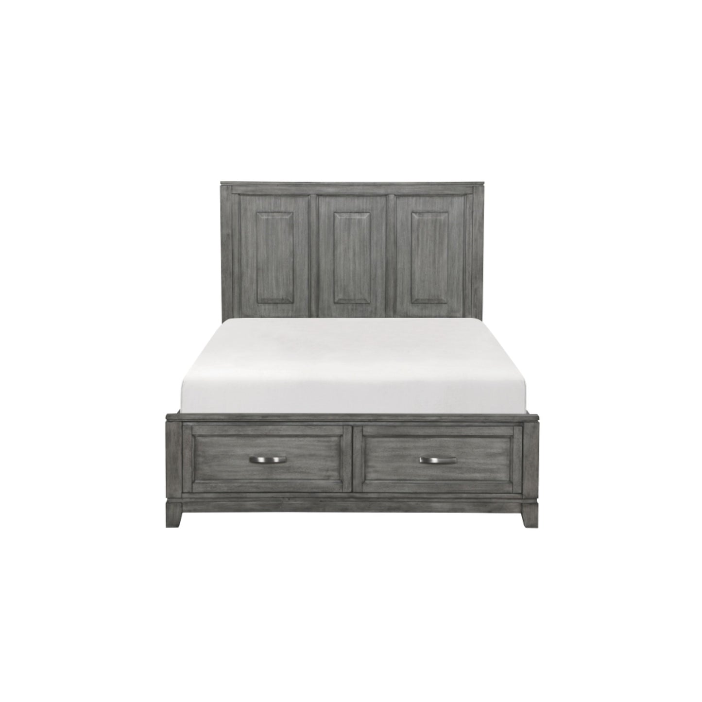 Moonlight Queen 6pc Bedroom Set - 1450 - White / Grey