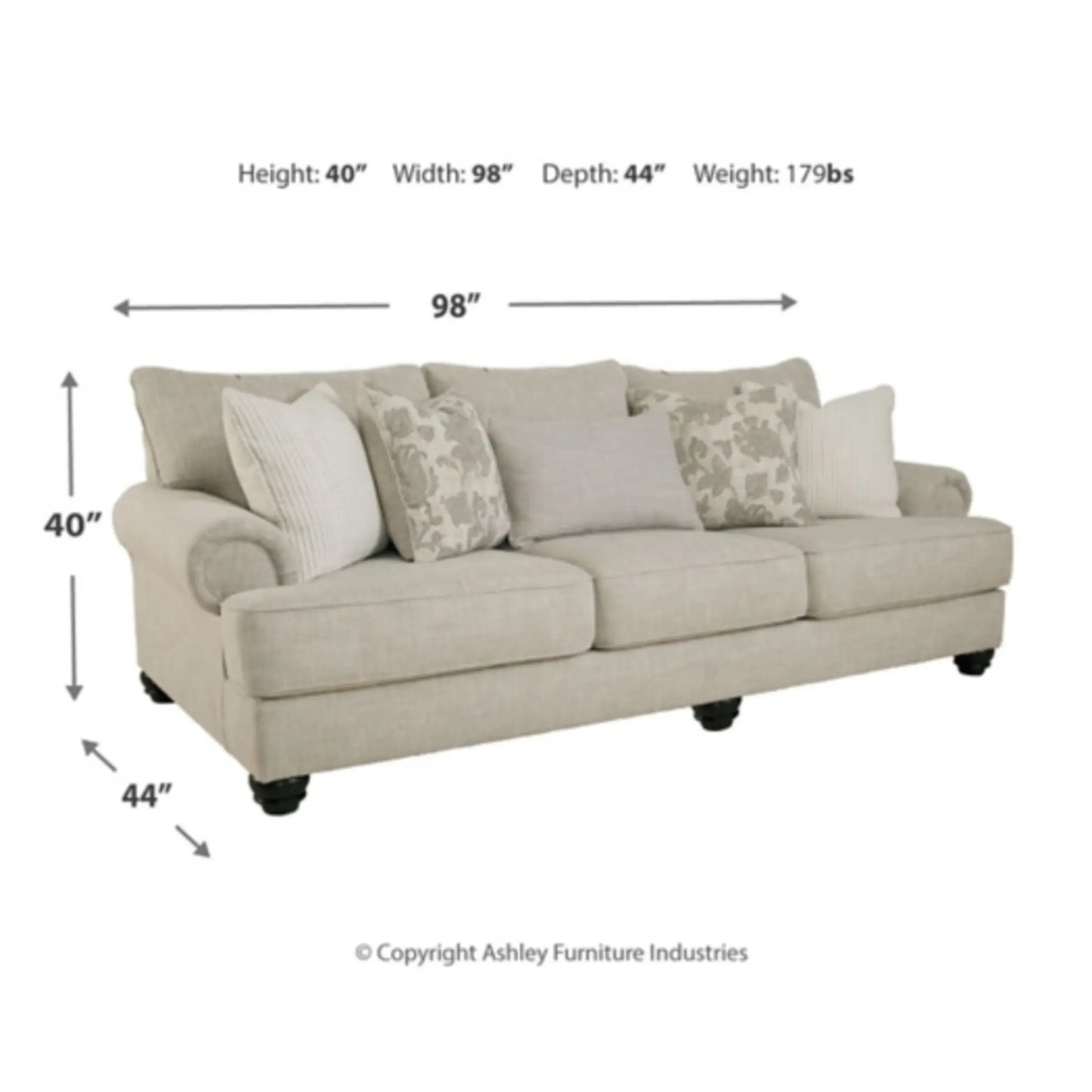 Asanti Sofa - Fog
