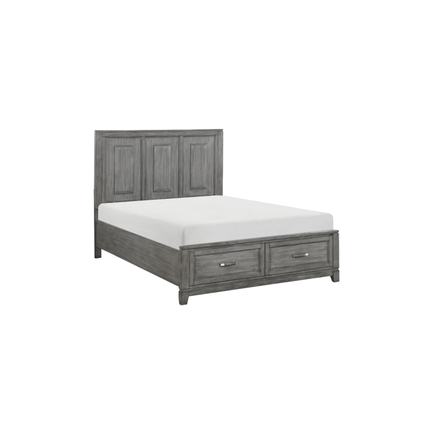 Moonlight Queen 6pc Bedroom Set - 1450 - White / Grey