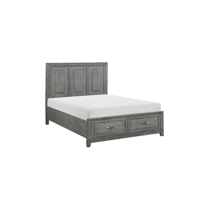 Moonlight Queen 6pc Bedroom Set - 1450 - White / Grey