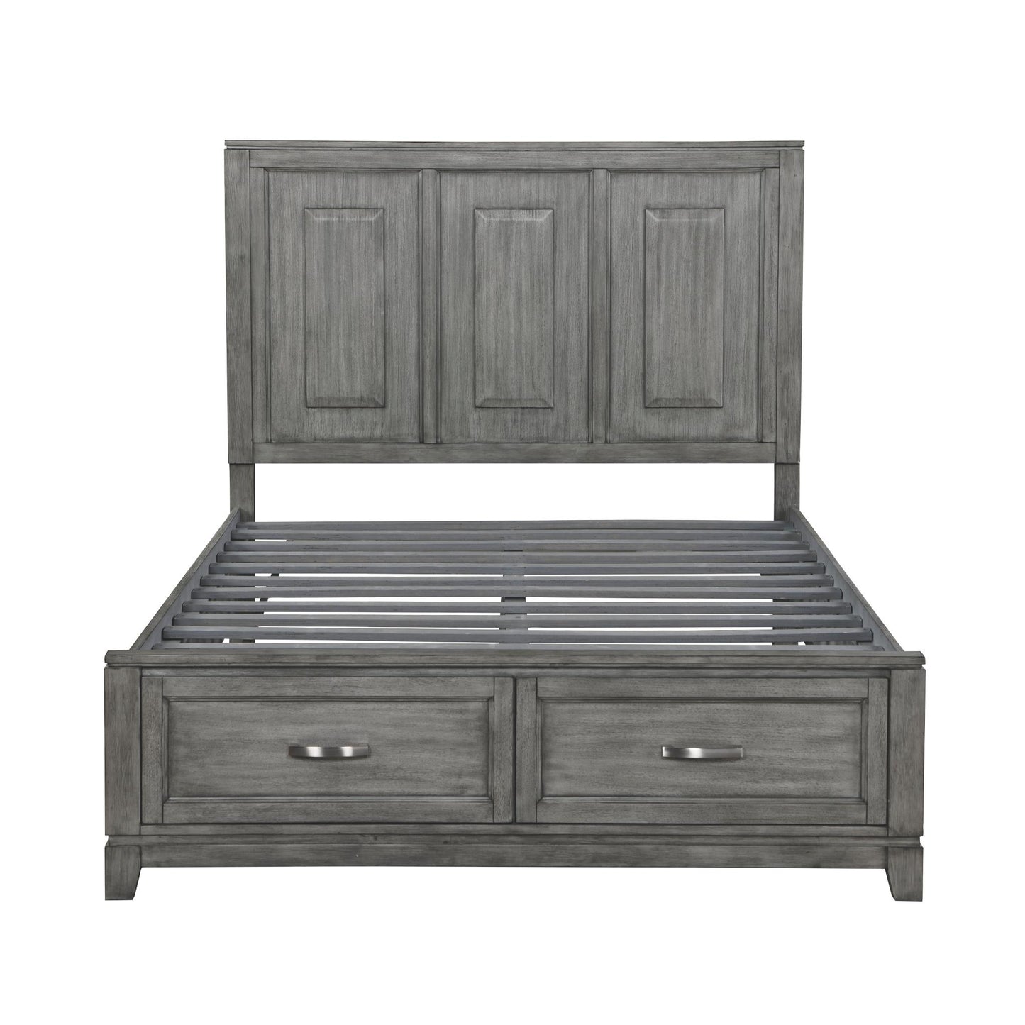 Moonlight Storage Full Bed - Grey / White