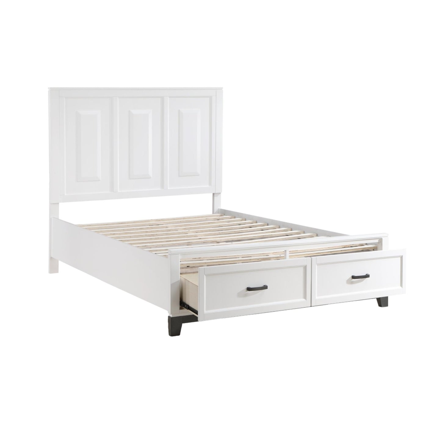 Moonlight Storage Full Bed - Grey / White