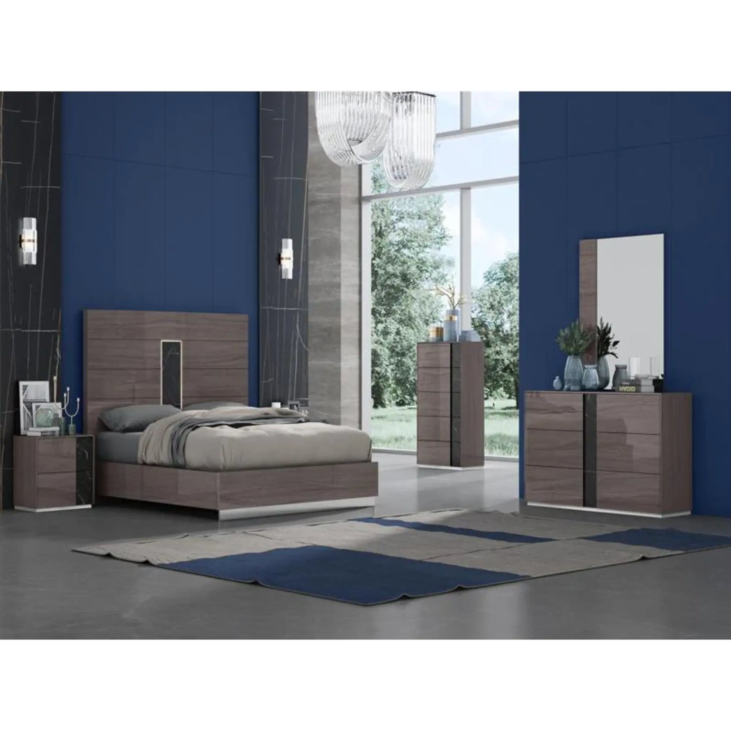 Elliot Bedroom Set B1371 (Grey)