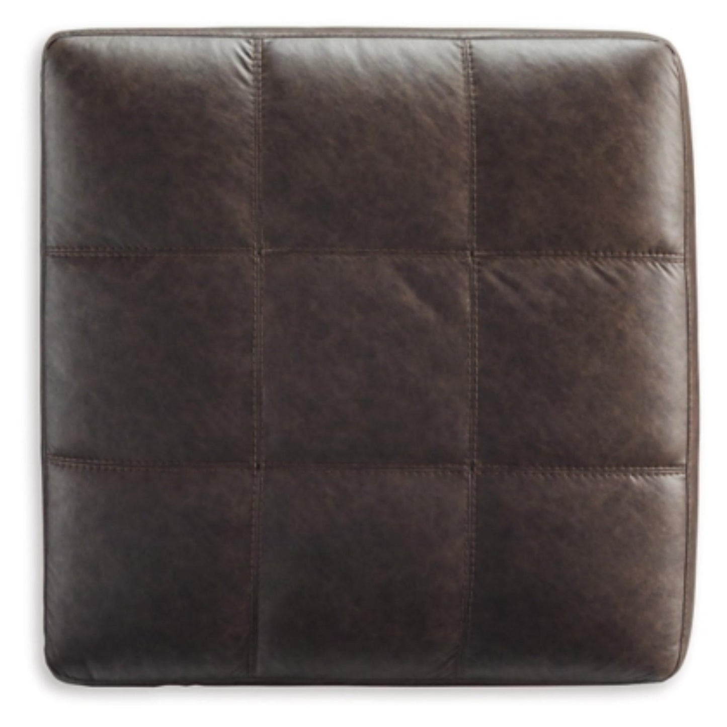 Barlin Mills Oversized Accent Ottoman - Umber / Carbon