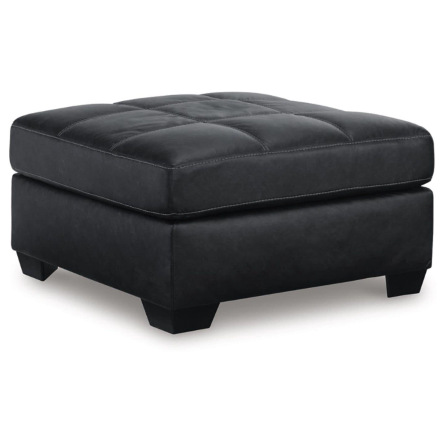 Barlin Mills Oversized Accent Ottoman - Umber / Carbon