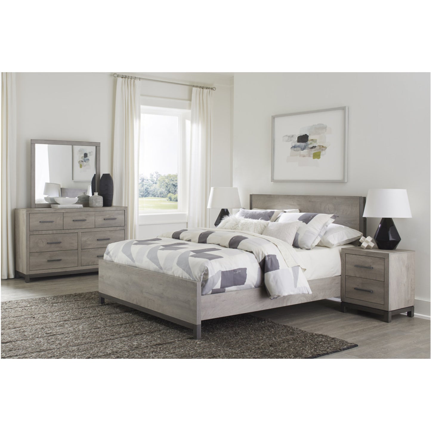 Majestic Oak Queen 6pc Bedroom Set - 1577