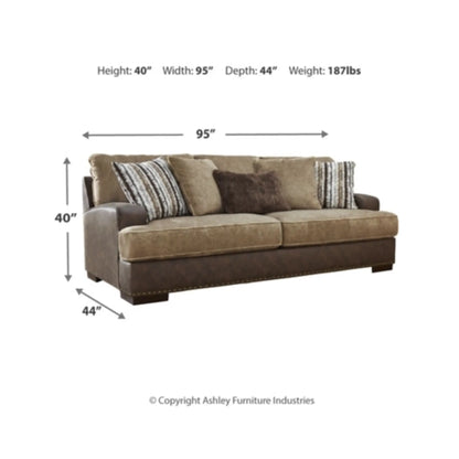 Alesbury Sofa - Chocolate