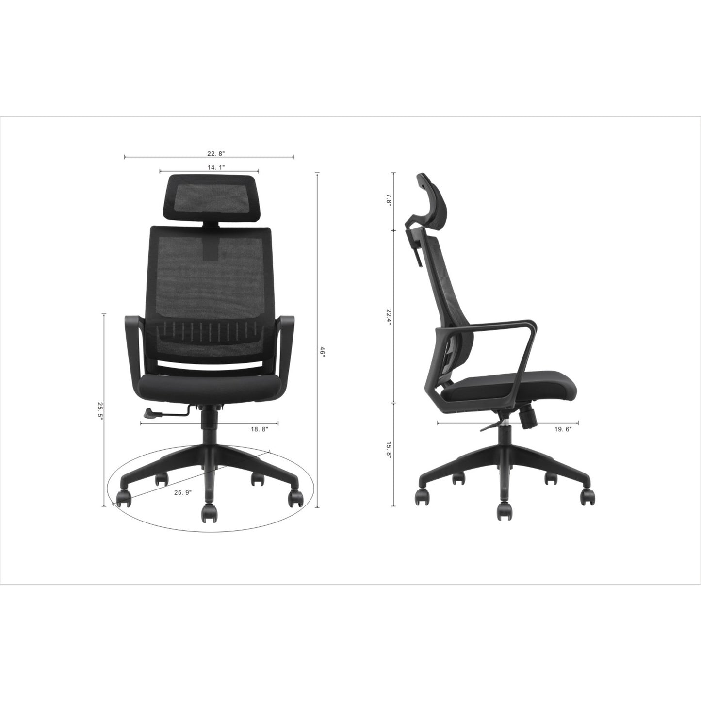 OFFICE CHAIR B- 2222