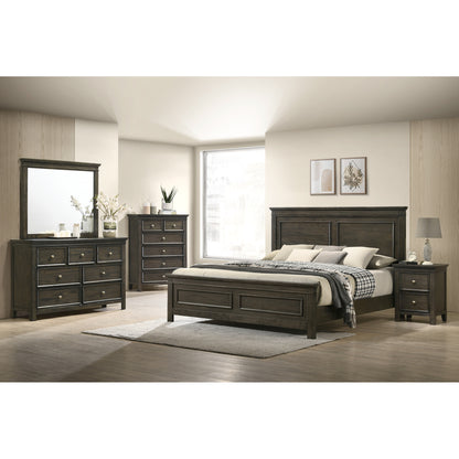 Camden Double / Queen 6pc Bedroom Set B511 - Black, Grey, White, Antique White