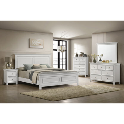 Camden Double / Queen 6pc Bedroom Set B511 - Black, Grey, White, Antique White