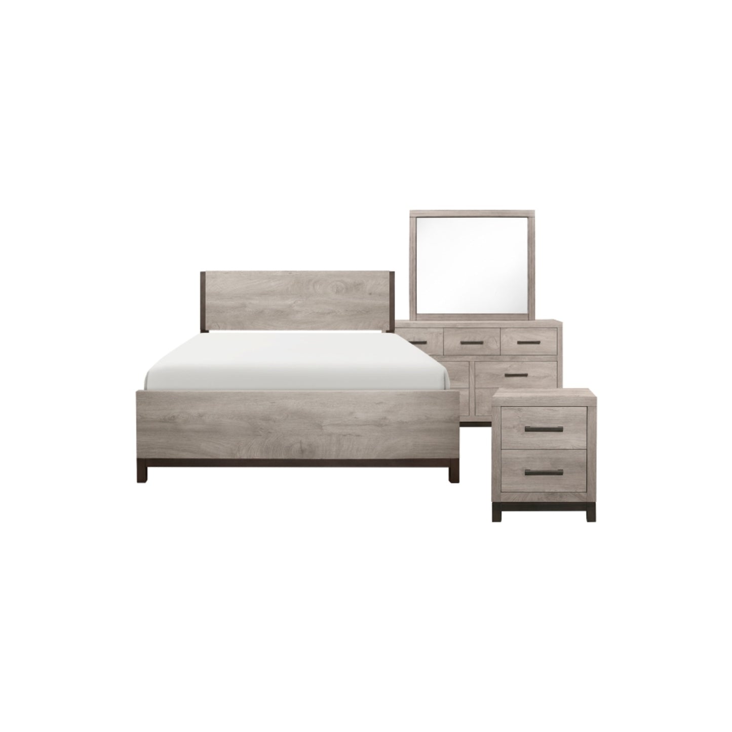 Majestic Oak Queen 6pc Bedroom Set - 1577
