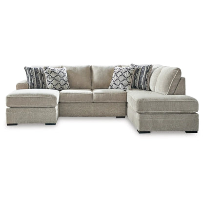 Calnita 2-Piece Sectional with Chaise - Sisal