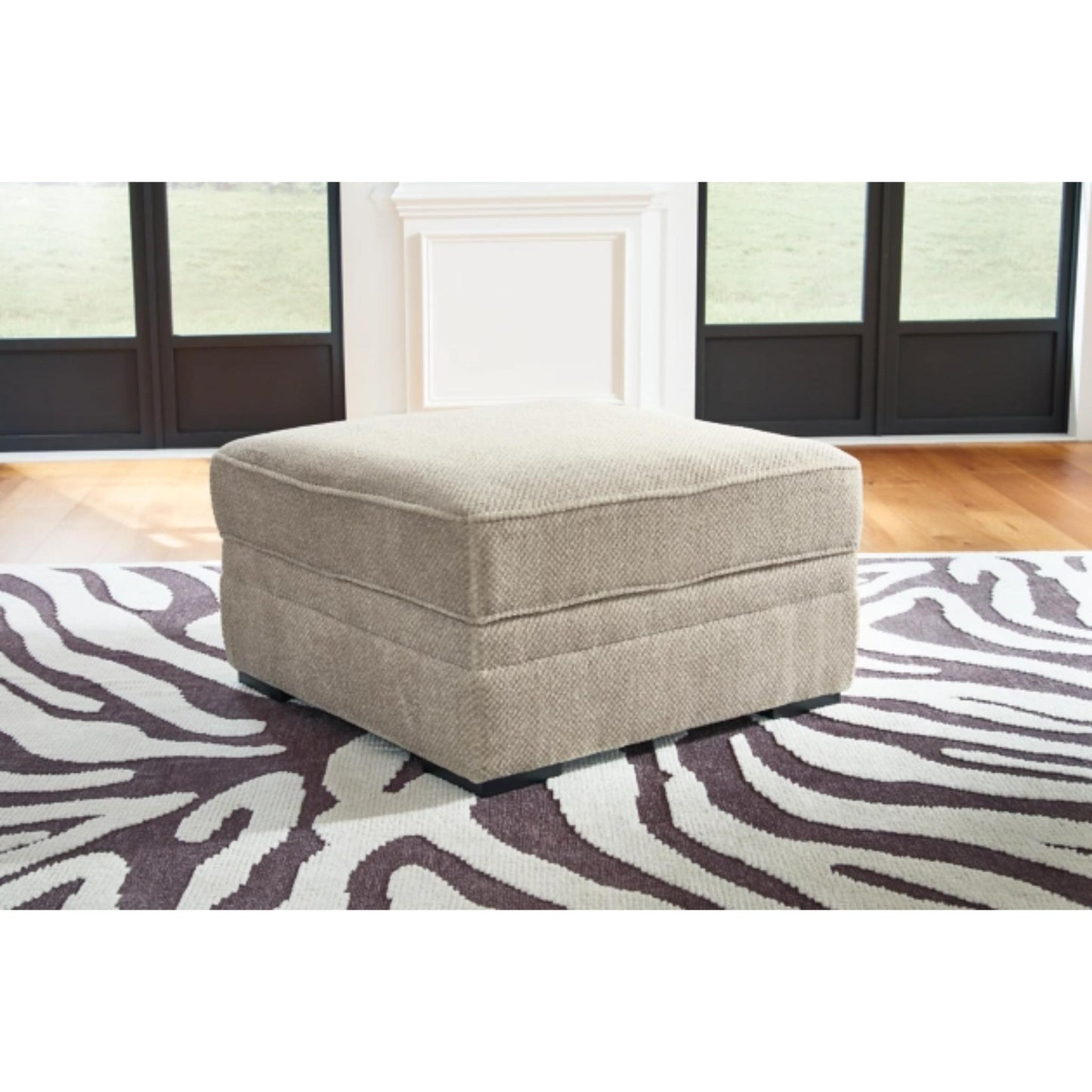 Calnita Ottoman With Storage - Sisal