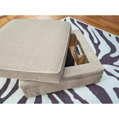Calnita Ottoman With Storage - Sisal