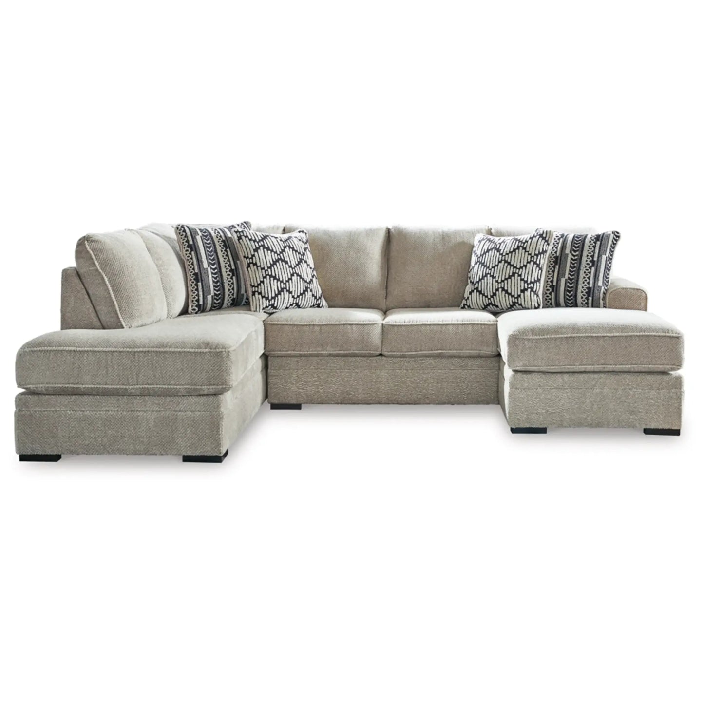 Calnita 2-Piece Sectional with Chaise - Sisal