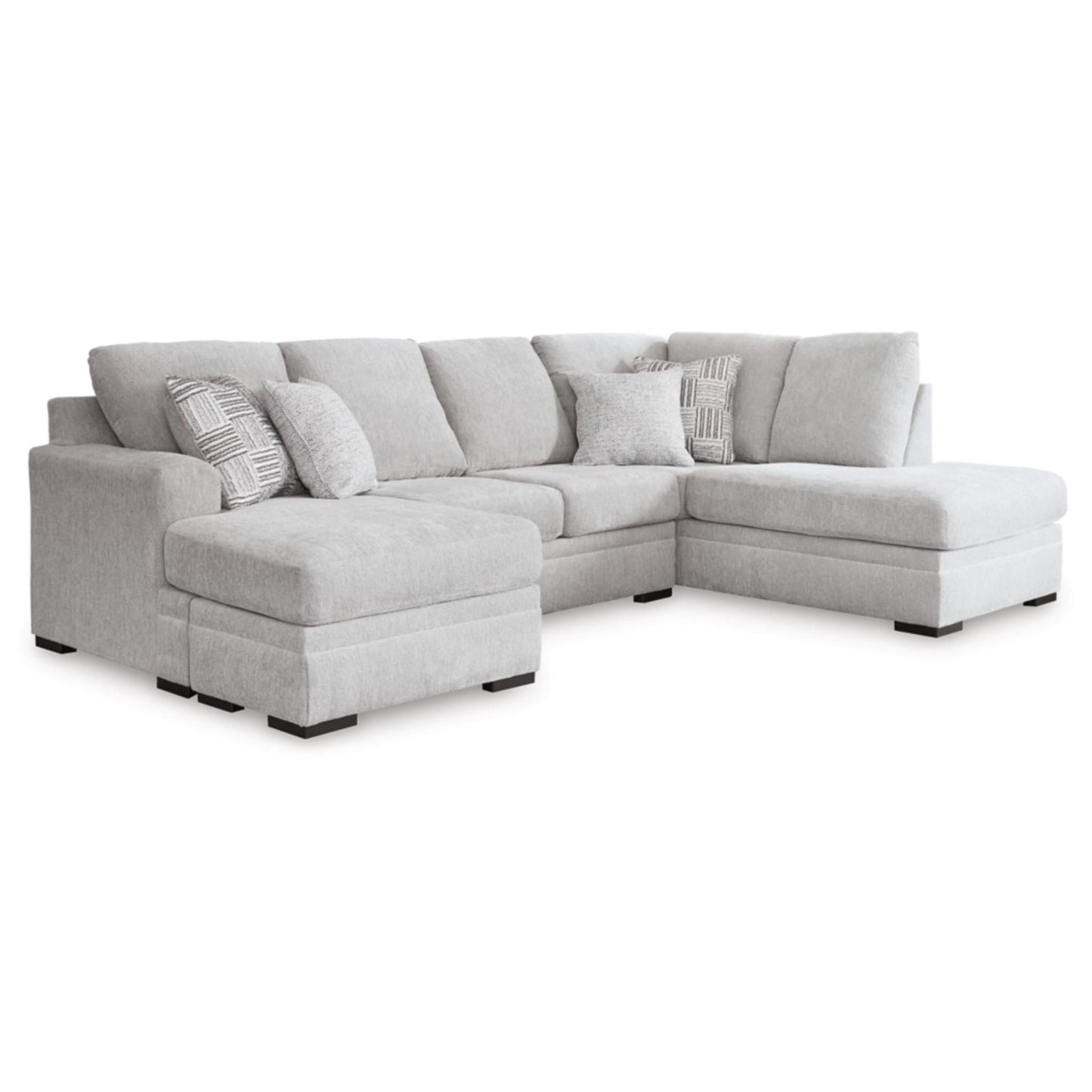 Gabyleigh 2-Piece Sectional with Chaise - Nickel