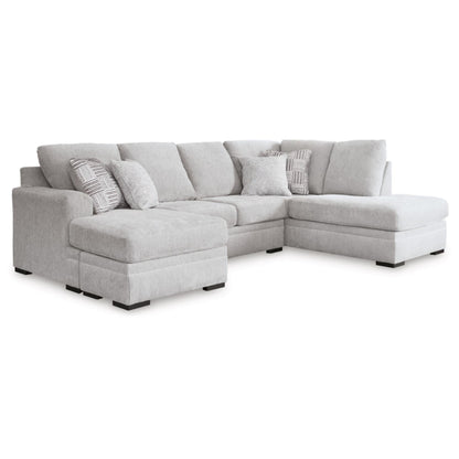 Gabyleigh 2-Piece Sectional with Chaise - Nickel