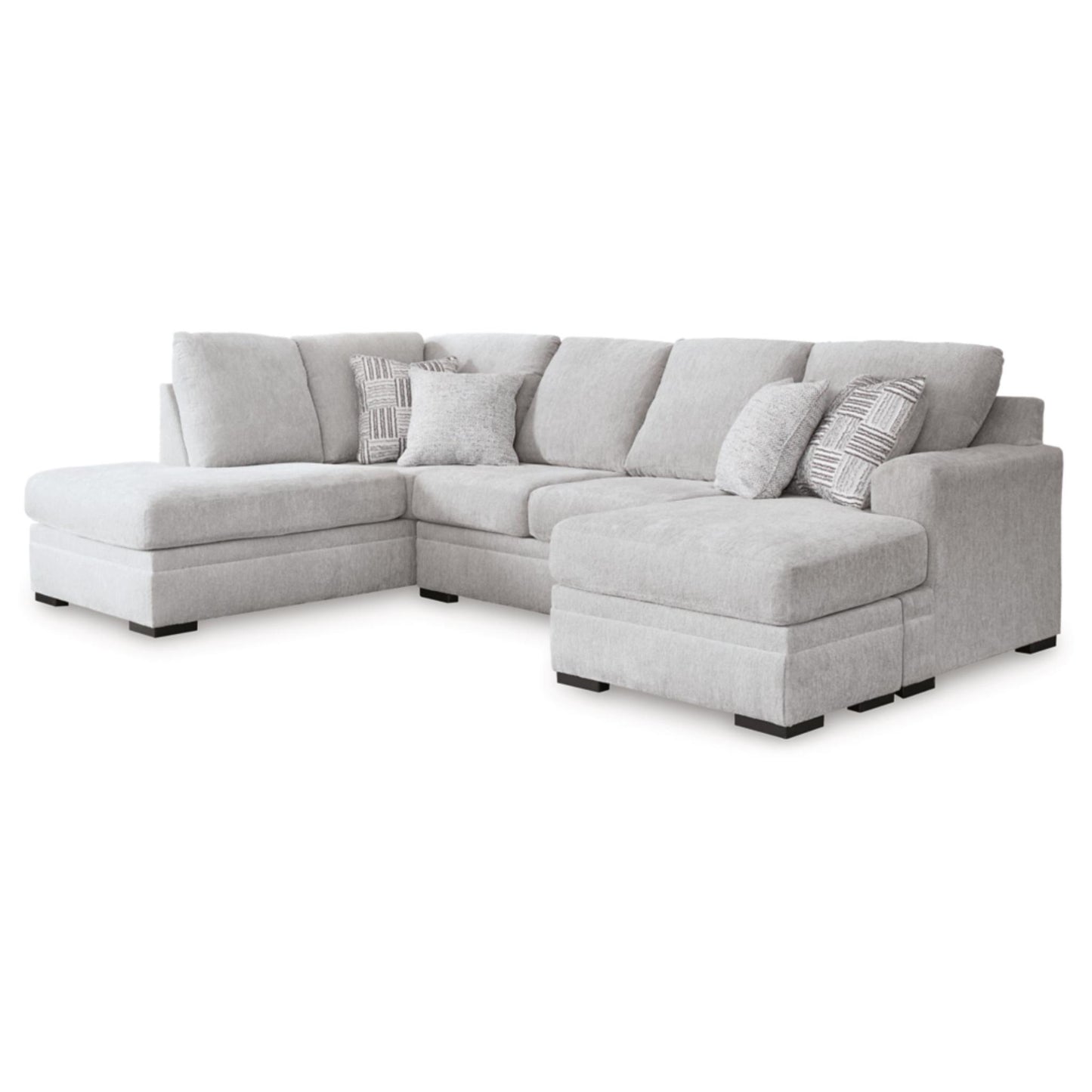 Gabyleigh 2-Piece Sectional with Chaise - Nickel