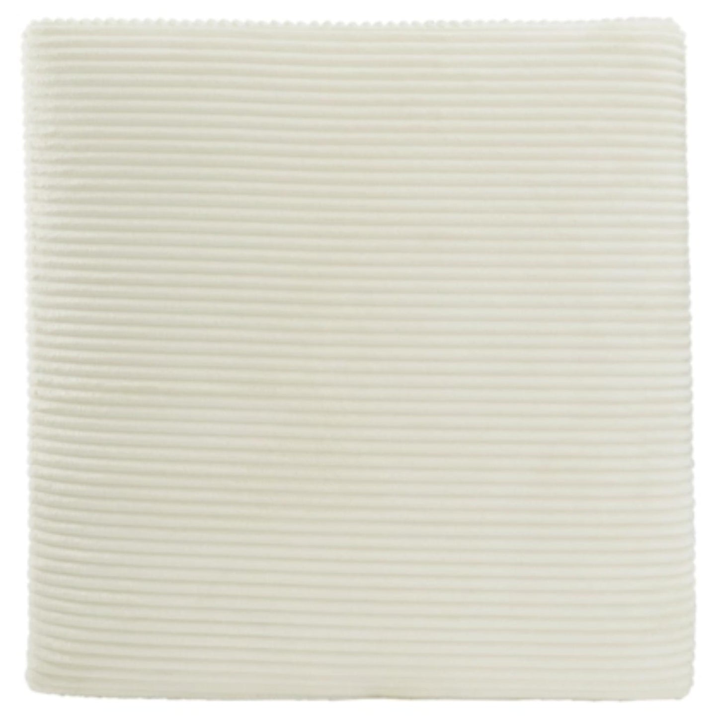 Lindyn Oversized Accent Ottoman - Ivory / Fog