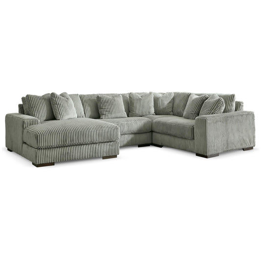 Lindyn Fog 4-Piece Sectional with Chaise