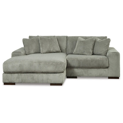 Lindyn 2-Piece Sectional with Chaise - Ivory / Fog