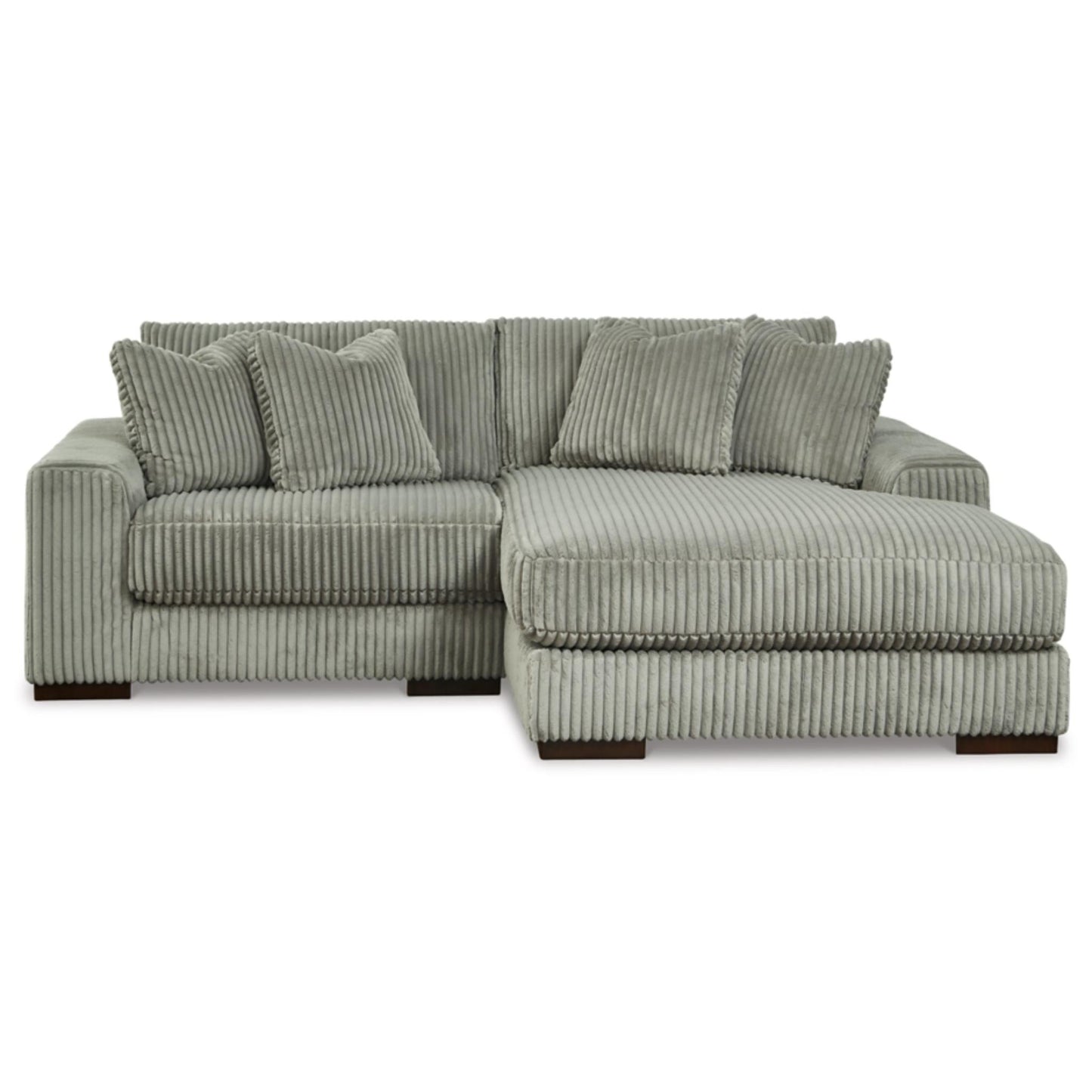Lindyn 2-Piece Sectional with Chaise - Ivory / Fog