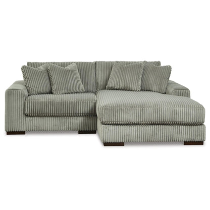 Lindyn 2-Piece Sectional with Chaise - Ivory / Fog