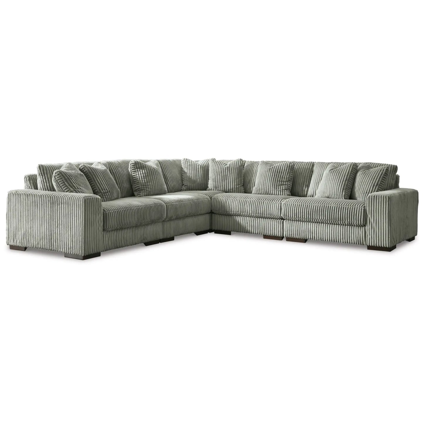 Lindyn 5-Piece Sectional - Ivory / Fog