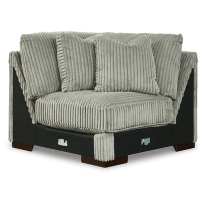Lindyn 4-Piece Sectional with Chaise - Fog