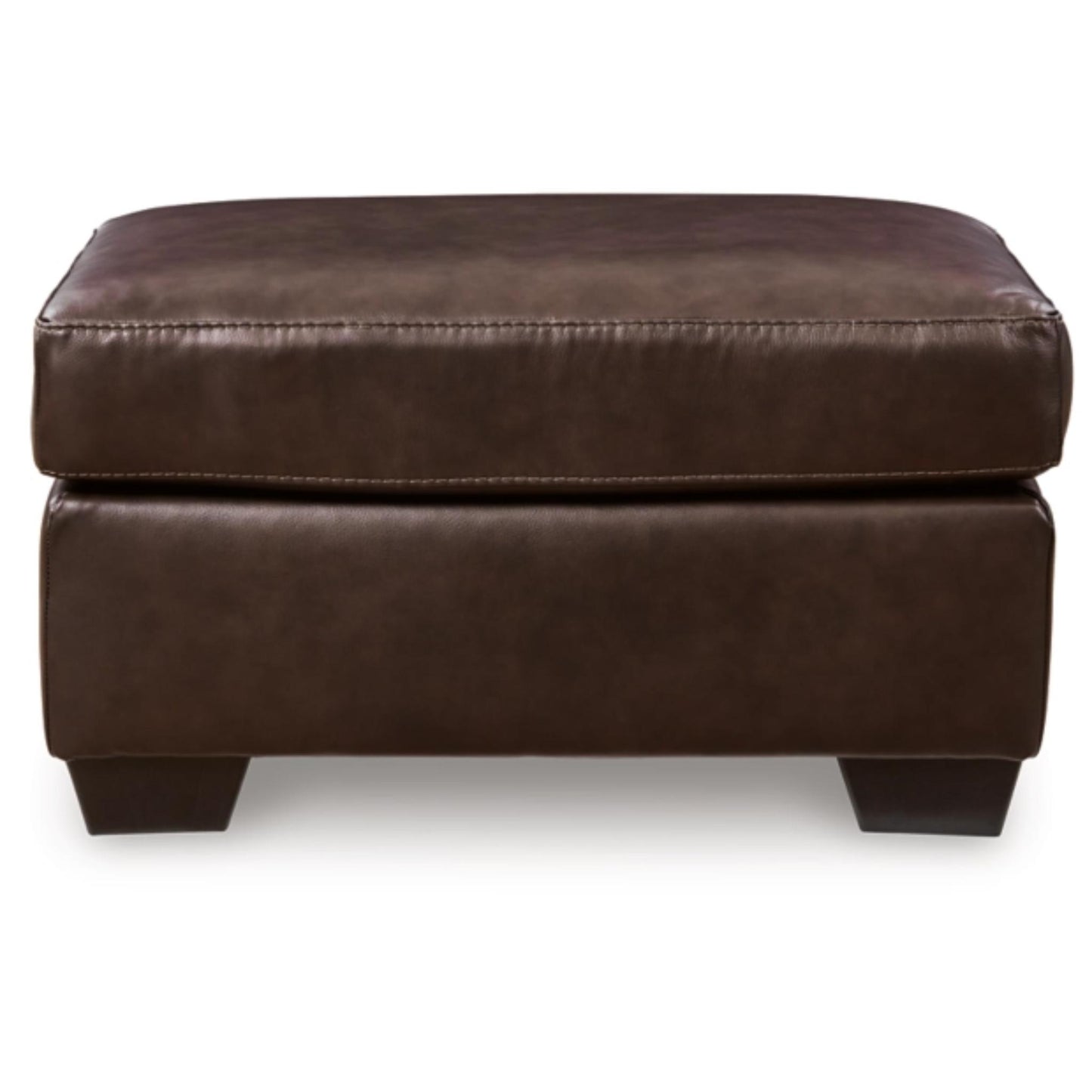 Santorine Ottoman - Dark Brown / Ocean
