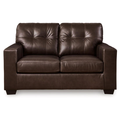 Santorine Loveseat - Dark Brown / Ocean