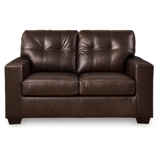 Santorine Loveseat - Dark Brown / Ocean