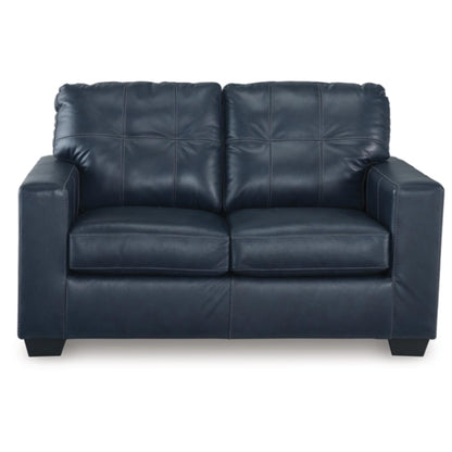 Santorine Loveseat - Dark Brown / Ocean