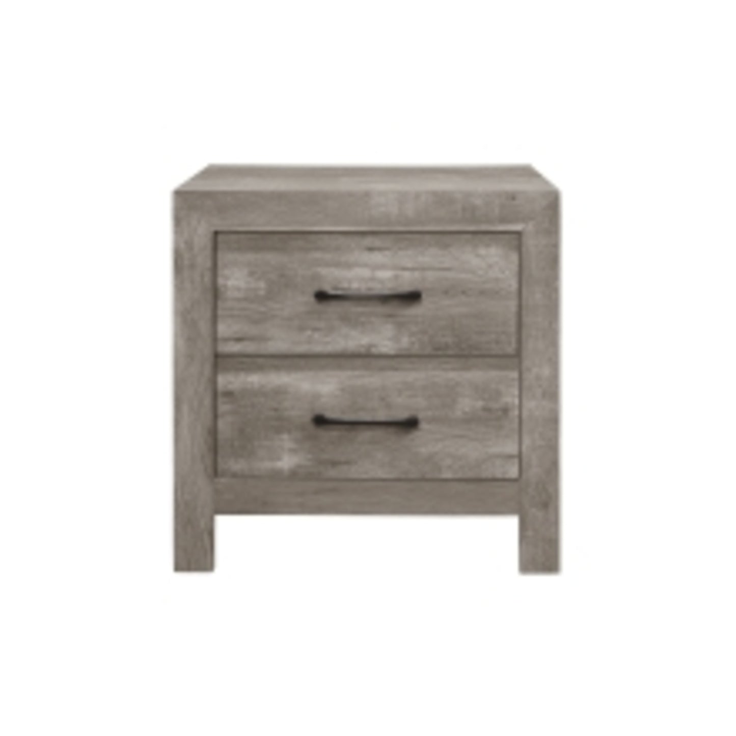 Urban Twin 6pc Bedroom Set - 1534NPGY - White / Grey / Rustic Brown / Natural