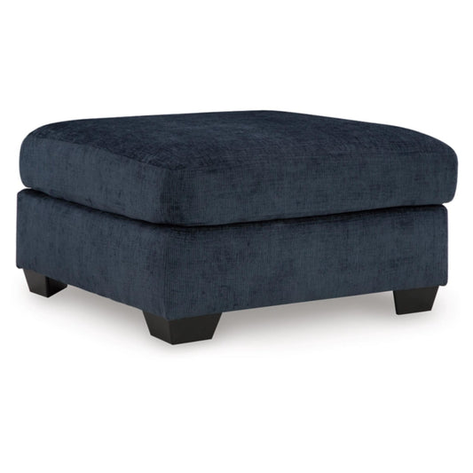 Aviemore Oversized Accent Ottoman - Ink / Spice / Stone