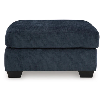 Aviemore Oversized Accent Ottoman - Ink / Spice / Stone