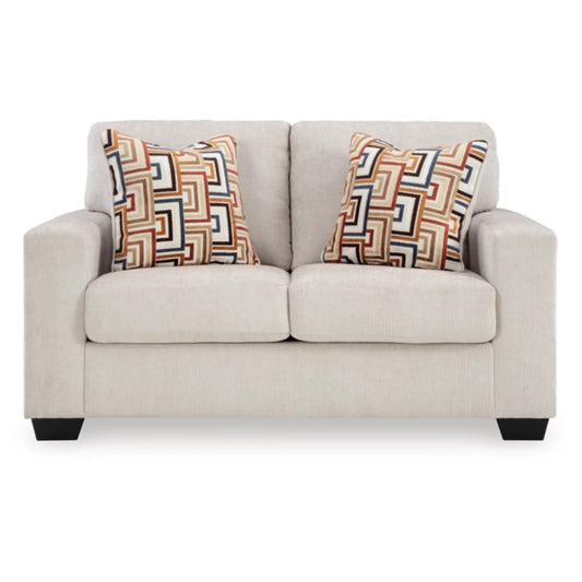 Aviemore Loveseat - Stone / Spice / Ink