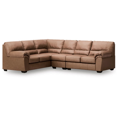 WillowBend 3-Piece Sectional - Caramel / Umber