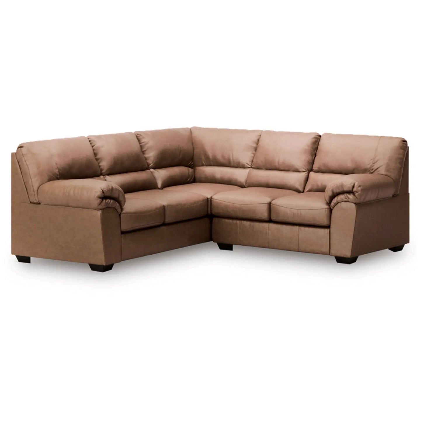 WillowBend 2-Piece Sectional - Caramel / Umber