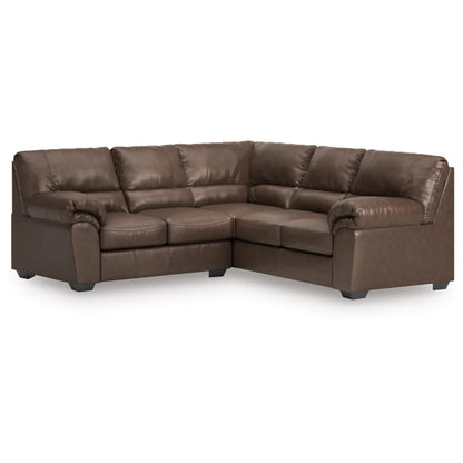 WillowBend 2-Piece Sectional - Caramel / Umber