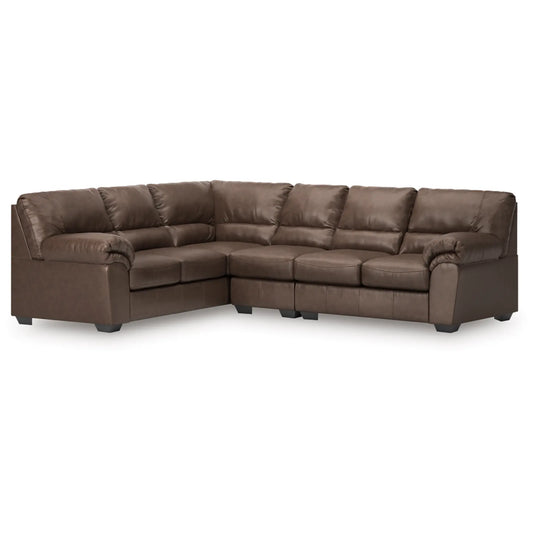 WillowBend 3-Piece Sectional - Caramel / Umber