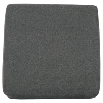 Edenfield Oversized Accent Ottoman - Charcoal / Linen