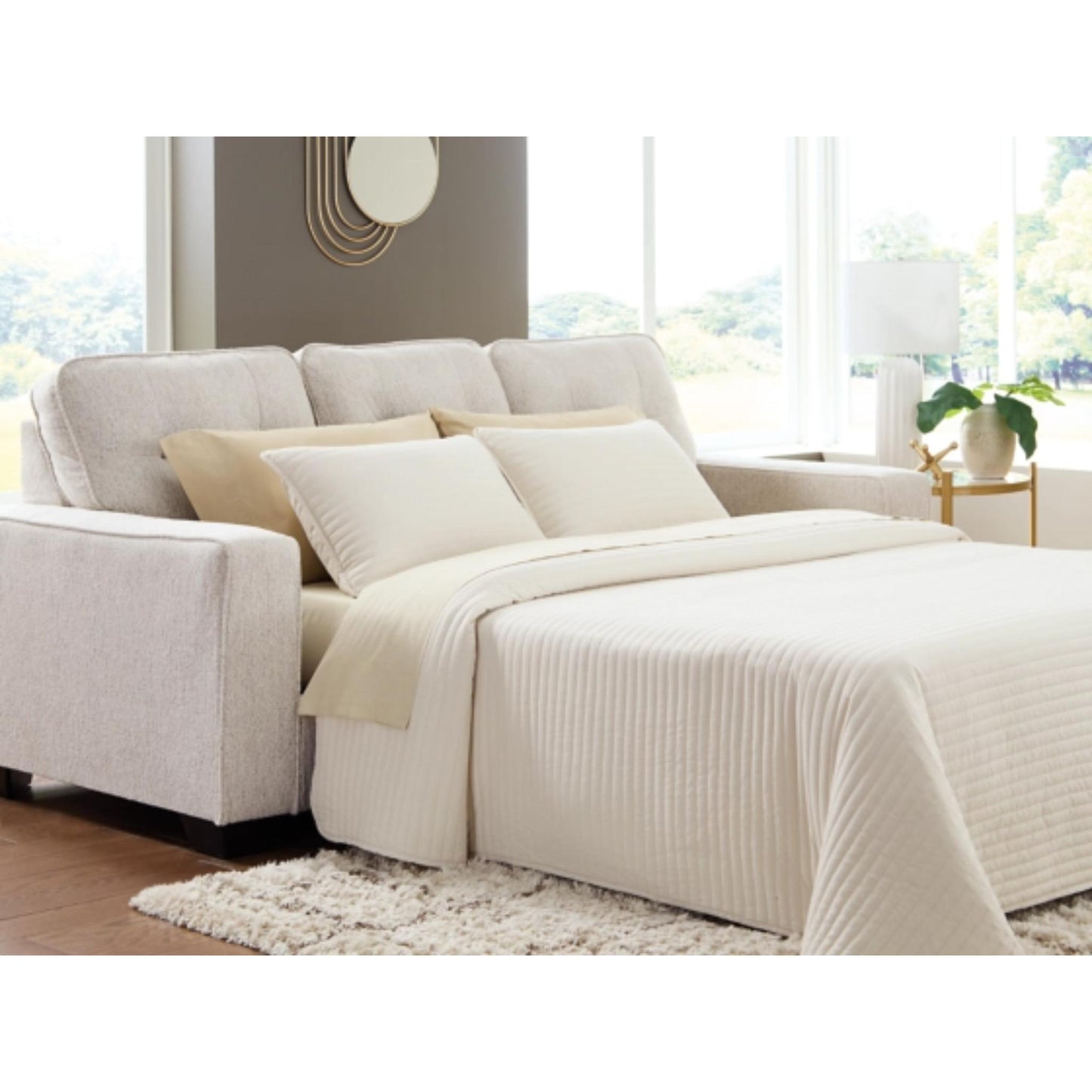 Larimer Queen Sofa Sleeper - Stone / Iron