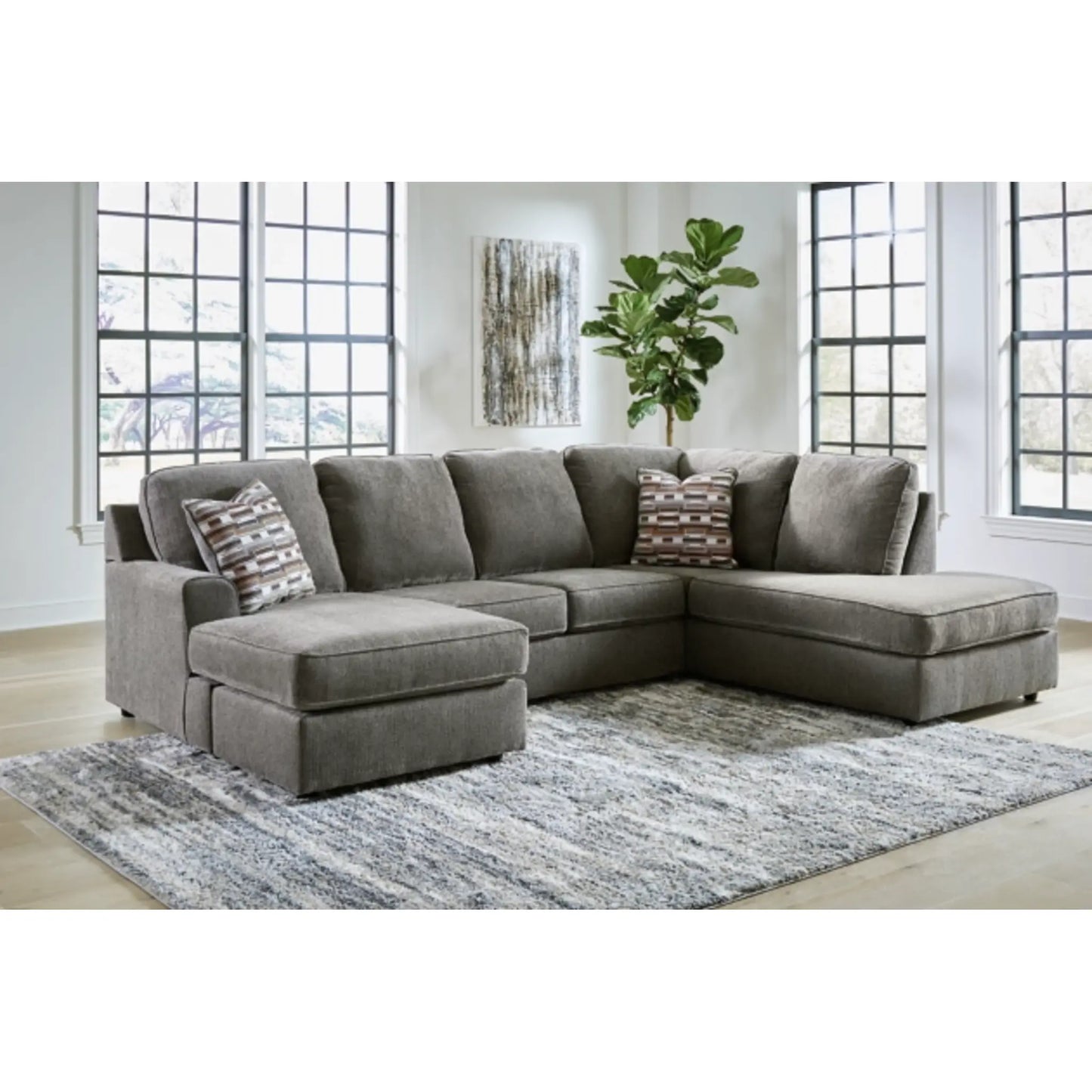 O'Phannon - Putty  2-Piece Sectional By Ashley