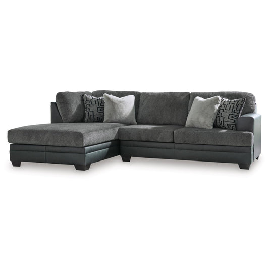 Brixley Pier Graphite 2-Piece Sectional By Ashley